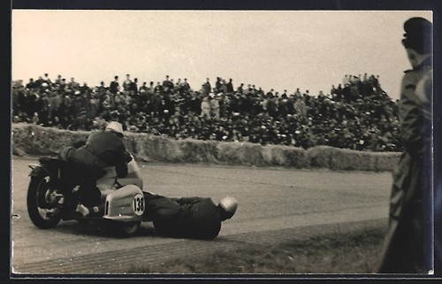 Motorcycle with sidecar a - t,