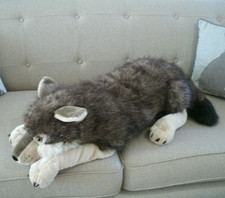 Wild republic huge wolf plush - wild,