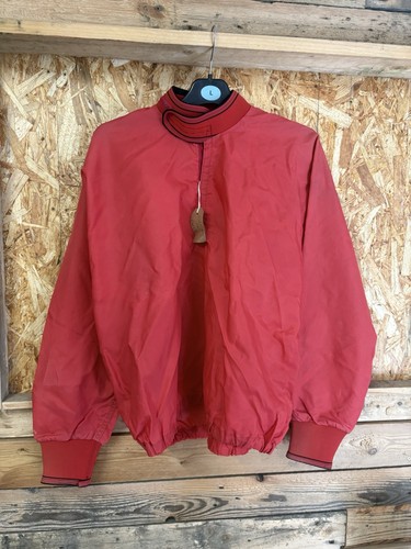 Vintage red mock neck pullover - vintage,