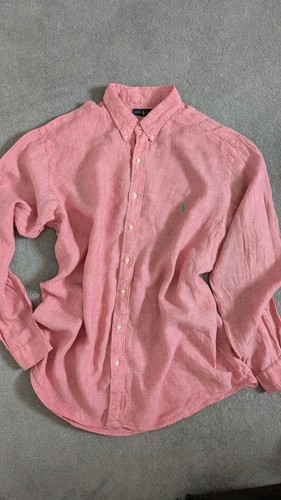 100 linen ralph - linen, pink