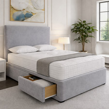 Reinforced divan bed - bed, with