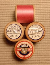 Sylko wooden cotton reels -