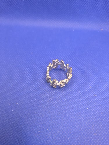 Silver tone coral - silver-tone,