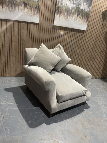 Loaf crumpet armchair - armchair, grey
