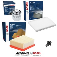 FOR FORD FIESTA ZETEC MK7 B299 1.2 PETROL BOSCH OIL AIR CABIN FILTER SERVICE KIT