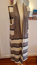 NWOT Anthropologie Long Sleeveless Cardigan - Size M