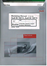 AUDI 80 90 B3 B4 1.8 20v (ADR) 1987-97 FACTORY ENGINE (MECHANICAL) REPAIR MANUAL