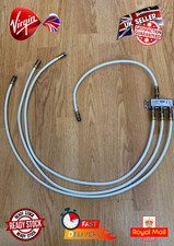 Virgin Media 3 Way TV & Broadband Extension Cable Technetix Splitter RG6 White