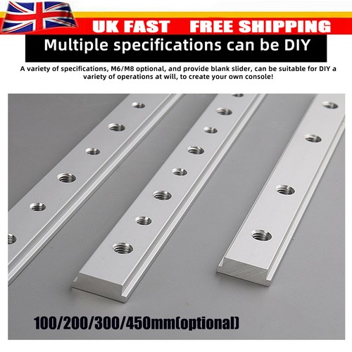 100 450mm aluminium track - 100-450mm, t-track