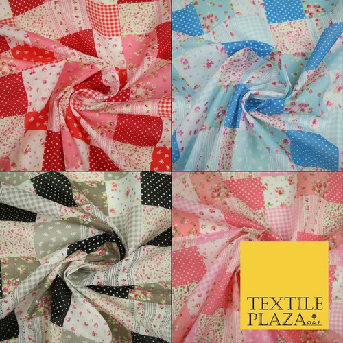 Floral gingham spotted - floral,