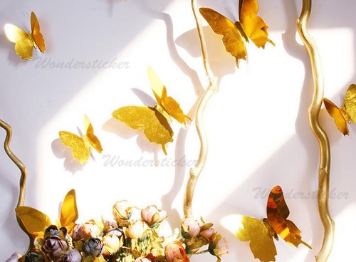Colourful butterflies - 3d,