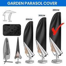 Parasol Banana Umbrella Cover Waterproof Cantilever Outdoor Garden Patio Shield