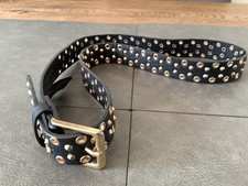 Primark Girls Black And Gold Belt - Size XS