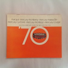 Vtg 1970 Lincoln Mercury