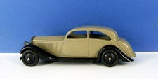 DINKY TOYS 30b ROLLS ROYCE FAWN WITH BLACK CHASSIS & HUBS IN VGC