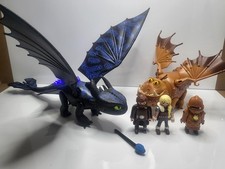 How To Train Your Dragon Playmobil Meatlug Toothless Astrid Hiccup Figures Set