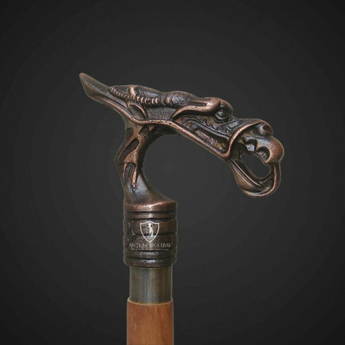 Vintage wooden walking - vintage, stick