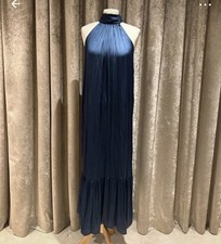 Zara Teal Blue Halterneck