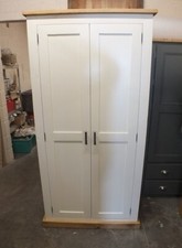 SHABBY CHIC PAINTED 2 DOOR WARDROBE BESPOKE SIZES COLOURS AVAILABLE F&B POINTING