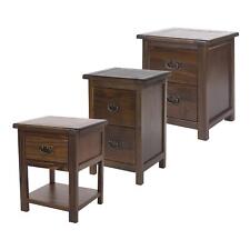 Bedside Table 1/2 Drawer Pine