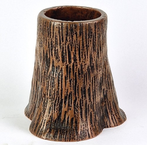 Decorative bronze figure - bronze, tree