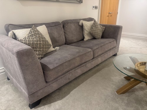 Grey sofas and seater - 3,