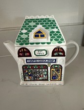 Vintage T. Potts China Shop Novelty English Life Teapot by Wade Ceramics
