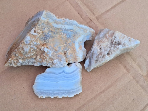 Agate white striped - agate,