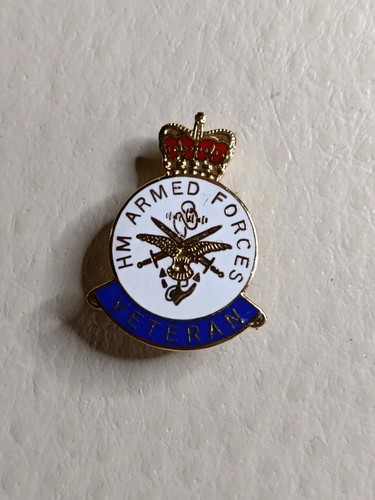 Armed forces veteran pin - hm,