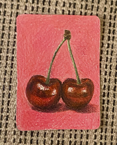 Original aceo painting two - painting, of