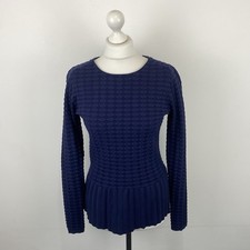 Monton Navy Blue Jumper Argyle