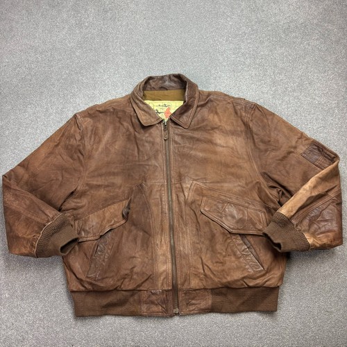 Leather flying jacket - leather,