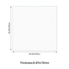 12mm Toughened Safety Glass