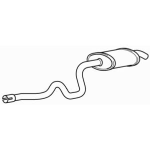 Quality rear exhaust - quality, silencer