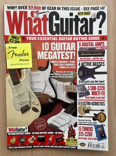 What guitar magazine - what, april