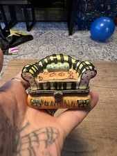 Vintage Limoges Sofa Trinket