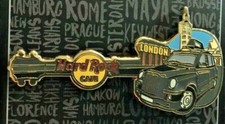 2017 HARD ROCK CAFE LONDON TAXI CAB / BIG BEN GUITAR PIN