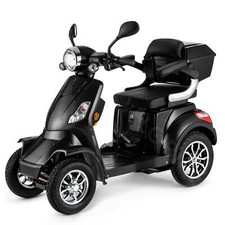 4 Wheeled ELECTRIC MOBILITY SCOOTER 1000W VELECO FASTER BLACK