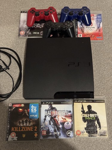 Sony playstation slim 120gb - 3,