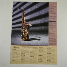 40x30cm magazine cutting 1992 JUPITER ALTO SAXOPHONE