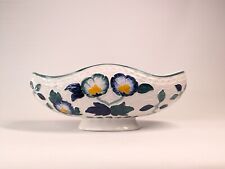 Vintage H J Wood Indian Tree Mantle Vase Persian Blue 30cm England Hand Painted