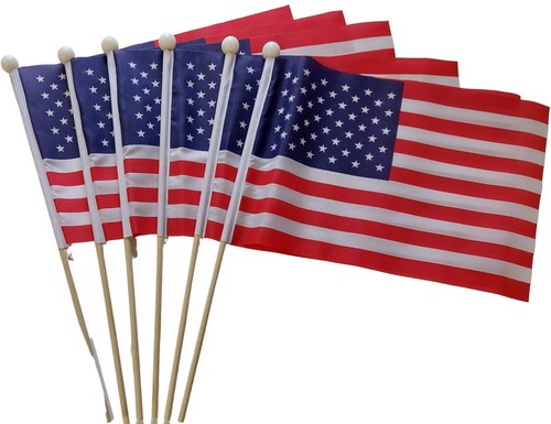 Usa american hand flag pack - flag, 6