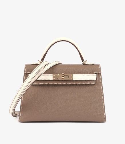 Hermès etoupe nata chèvre - hermès,
