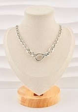 New Authentic Pandora Chunky Infinity Knot Chain Necklace 398902C00-50cm Rare!