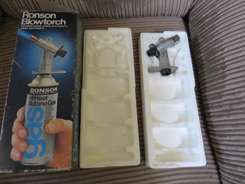 Vintage boxed ronson blowtorch - vintage,