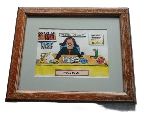 Framed 1970s vintage original - framed,