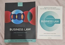 Business Law Books Bundle James Marson & Katy Ferris Excellent Condition