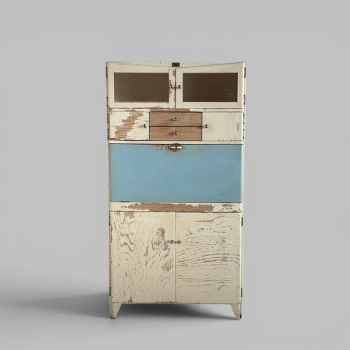 1950s painted kitchen larder - 1950s,