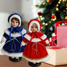Porcelain doll dress old - porcelain,