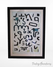 Fine Art Print "Gesetz" (Law) by the Swiss-German artist Paul Klee.